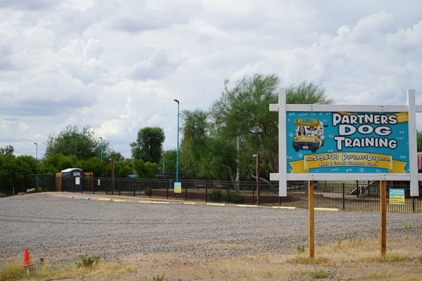 Partners Dog School Cave Creek facility and desert training property