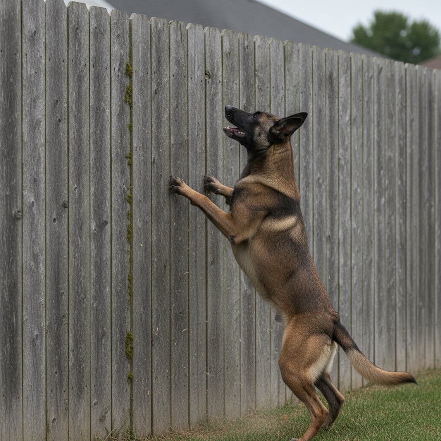 Escaping and Fence Jumping at Partners Dogs