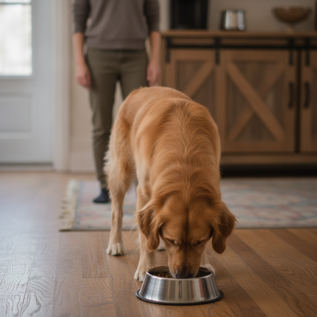 Food Aggression after training, calm and settled at home