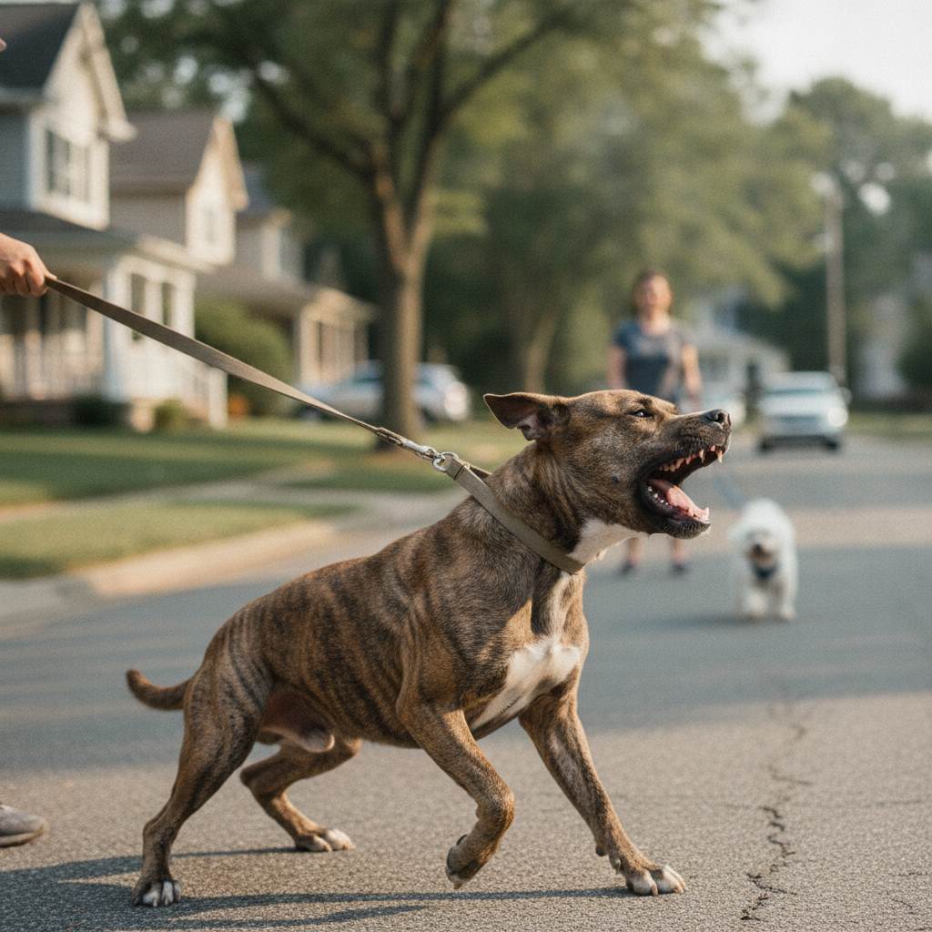 Leash Reactivity before training