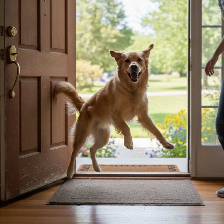 Overexcitement at Partners Dogs