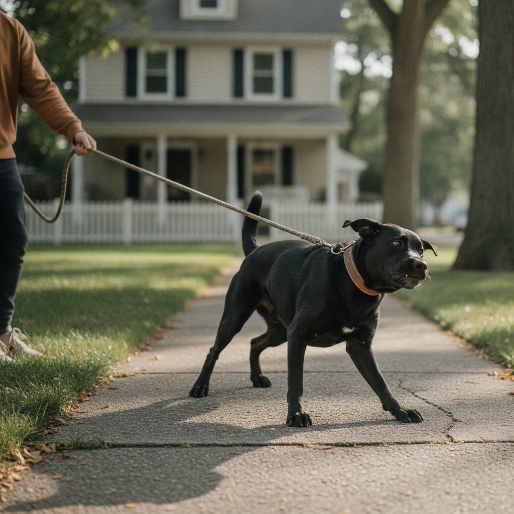Pulling on Leash before training