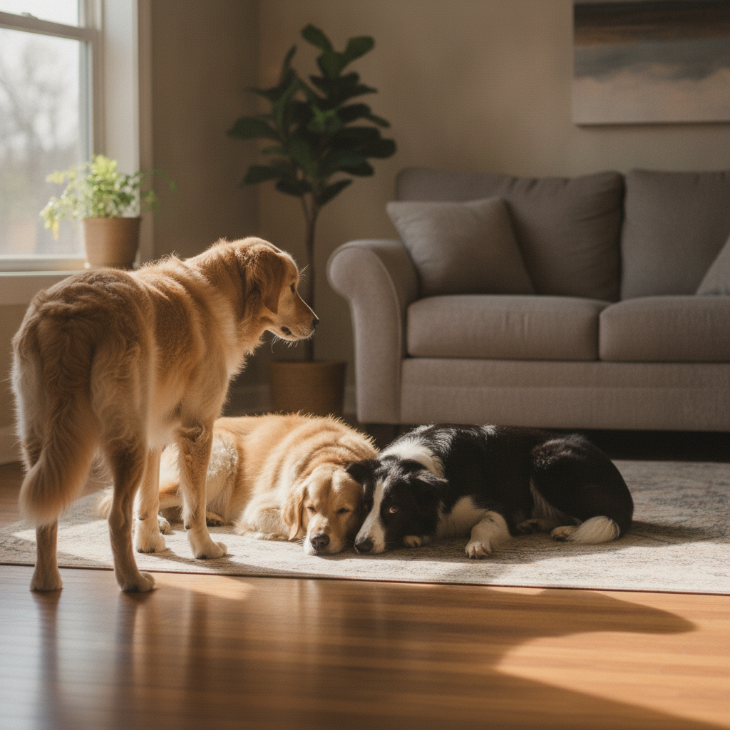 Sibling Aggression after training, calm and settled at home