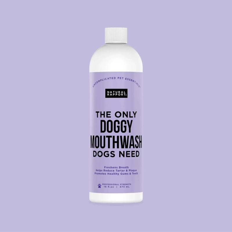 The Only Doggy Mouthwash Dogs Need, Natural Rapport (854106008121)